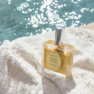 Coffrets et boîtes - Huile sèche Scintillante corps et cheveux 100  ml - Soleil Pastel - MATHILDE M.