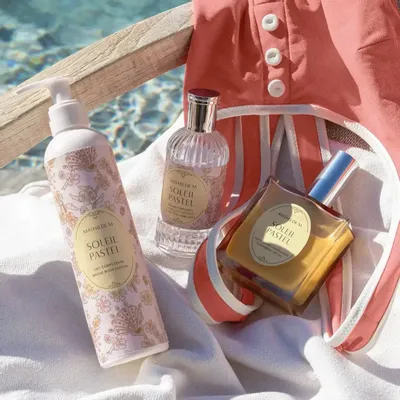 Caskets and boxes - Divine Body Milk 250 ml - Soleil Pastel - MATHILDE M.