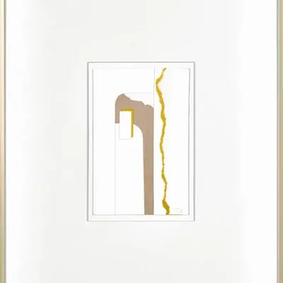 Services - 'Cloud Gold 01' - Original Painting - 50x70 cm - PERSPECTIVA 10