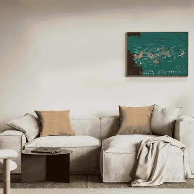 Objets de décoration - Carte du vin à gratter - Loire - 1020 DÉGUSTATIONS