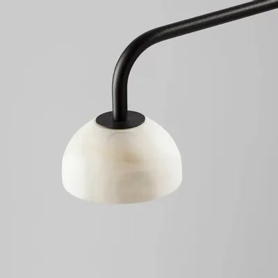 Wall lamps - ABSIDIOLA mini wall lamp with alabaster or ceramic shade - LUXCAMBRA