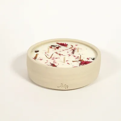 Décorations florales - Bougie grès - Dimanche gourmand (300G) - MAISON SÉJOUR