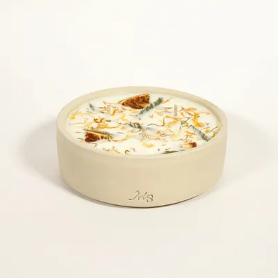 Décorations florales - Bougie grès - Fleur d'oranger (300G) - MAISON SÉJOUR