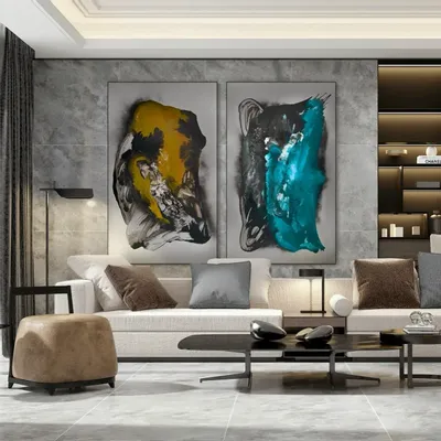 Panneaux séparateurs - 'Worren' - Œuvre Originale - 150x250cm. - PERSPECTIVA 10