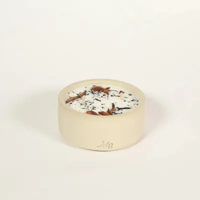 Décorations florales - Bougie grès - Thé & pain d'épices (200G) - MAISON SÉJOUR