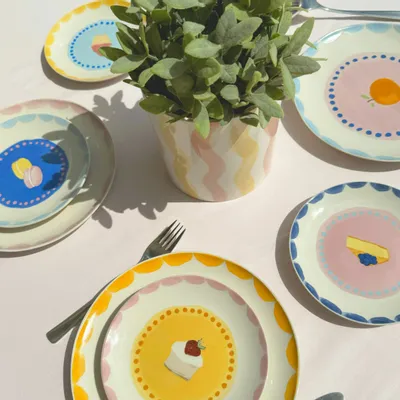 Everyday plates - Plate sweet pastry / set of 4 - AND NOOK