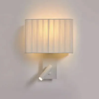 Wall lamps - CORBA U wall lamp with white reader - LUXCAMBRA