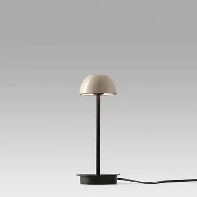 Table lamps - ABSIDIOLA mini table lamp with alabaster or ceramic lampshade - LUXCAMBRA