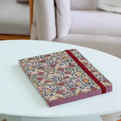 Papeterie bureau - Carnet W.Morris - Rosé - JAVIER SA
