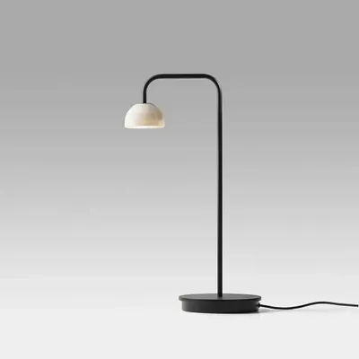 Table lamps - ABSIDIOLA table lamp with short arms in alabaster or ceramic - LUXCAMBRA