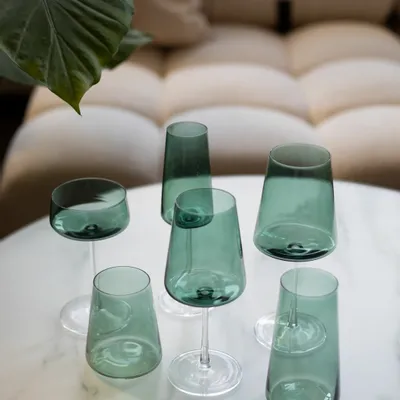 Verres - Verre à champagne Vida Malachit Collection, 240 ml - PEKALLA CRISTAL GLASS