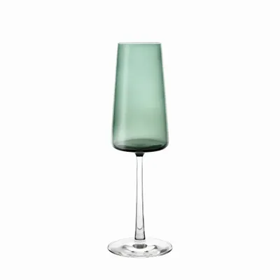 Verres - Vida verre à champagne coloré Malachit- 6 pièces 240 ml - PEKALLA CRISTAL GLASS