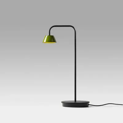 Lampes de table - ABSIDIOLA lampe à poser à bras court en céramique conica - LUXCAMBRA