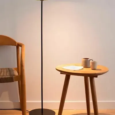 Floor lamps - ABSIDIOLA floor lamp mini 10cm lampshade in alabaster or ceramic - LUXCAMBRA