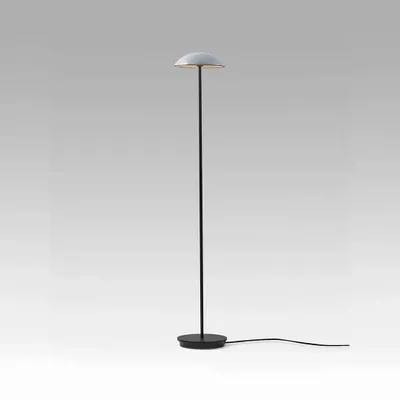 Floor lamps - ABSIDIOLA floor lamp plato 20cm ceramic shade - LUXCAMBRA