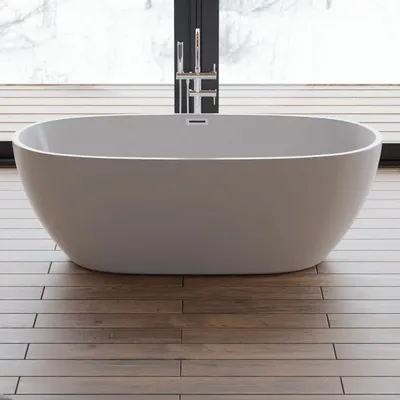 Bathtubs - Freestanding Oval Bathtub SAMBA L. 170 x W. 79 cm, by SPALINA - SPALINA