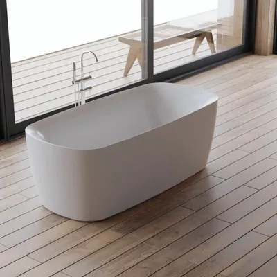 Bathtubs - Freestanding Oval Bathtub SWING L. 170 x W. 80 cm, by SPALINA - SPALINA
