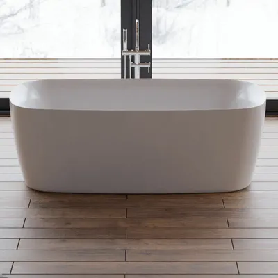 Bathtubs - Freestanding Oval Bathtub SWING L. 170 x W. 80 cm, by SPALINA - SPALINA