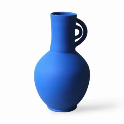 Vases - Mezzo Vase - Matt Blue - MAISON MARMOL
