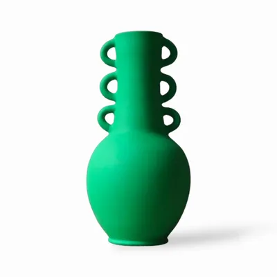 Vases - Triana Vase - Matt Green - MAISON MARMOL