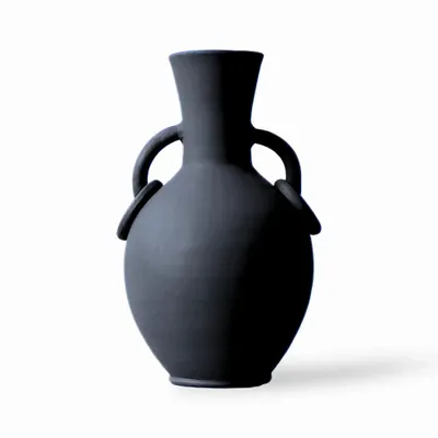 Vases - Cirta Vase - Matt Black - MAISON MARMOL
