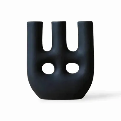 Vases - Walili Vase - Matt Black - MAISON MARMOL