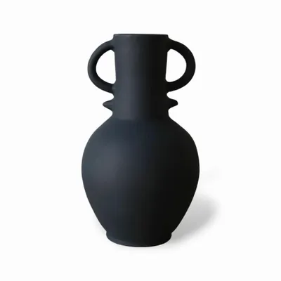 Vases - Zilil Vase - Matt Black - MAISON MARMOL