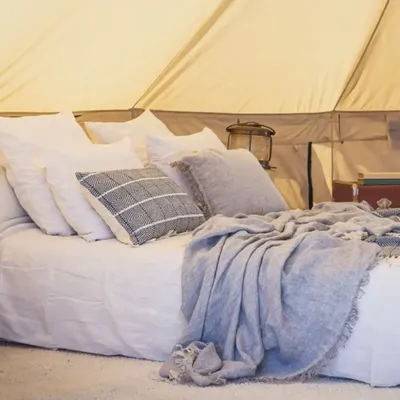 Fabric cushions - CACAO linen and cotton cushion cover 40x60 cm - BED AND PHILOSOPHY