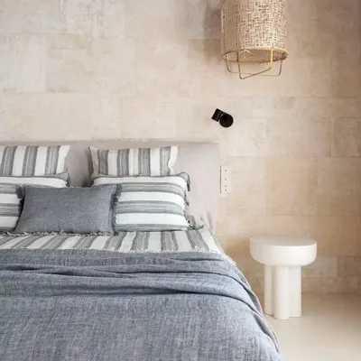 Coussins textile - Housse de coussin en double gaze de lin GADGET 25x40 cm - BED AND PHILOSOPHY