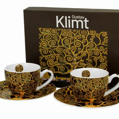 Decorative objects - st of 2 espresso cups Kimt tree of life - KARENA INTERNATIONAL