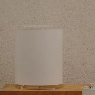 Table lamps - LEWIT table lamp in long version with cotonet shade - LUXCAMBRA