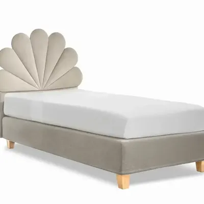 Chambres d'enfants - Seashell Mermaid Upholstered Bed - BLUE BEAR