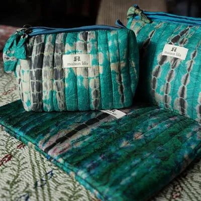Pochettes - Trousses de toilette et vanity en soie upcyclés - MAISON LILO