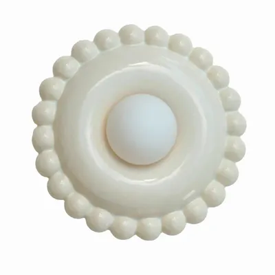 Design objects - Luna Tall Butter White Wall Lamp - BELLO ET BELLO