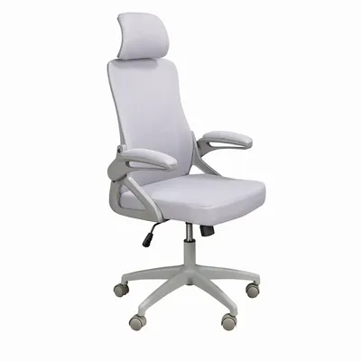 Chaises - Chaise de bureau pivotant tissu gris - ANGEL CERDÁ