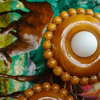 Wall lamps - Applique Luna Tall Erable - BELLO ET BELLO