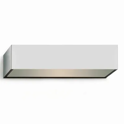 Appliques - LINE applique murale de 30cm en noir, blanc ou nickel - LUXCAMBRA