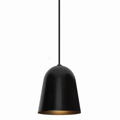 Hanging lights - LULA suspension in black with 15cm shade - LUXCAMBRA