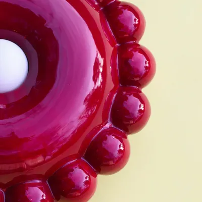 Objets design - Applique Luna Small Bordeaux - BELLO ET BELLO