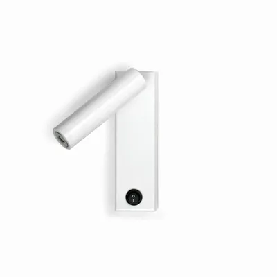 Appliques - MANHATTAN applique murale avec lecteur en noir ou blanc - LUXCAMBRA