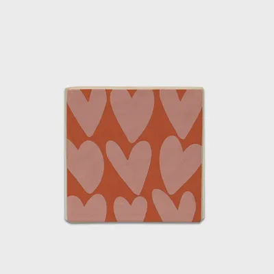 Decorative objects - Ceramic tile Hearts - AND NOOK