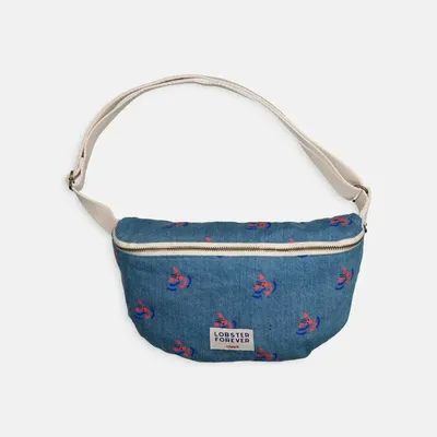 Bags and totes - Lobster Forever Denim Waist Bag - Adult and Child - CHAMAYE