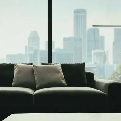 Floor lamps - MATRIX LED floor lamp in black or white - LUXCAMBRA