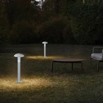 Garden accessories - GIU' 50 Bollard” lamp. Robustness and ecological sustainability - KRILADESIGN SRL