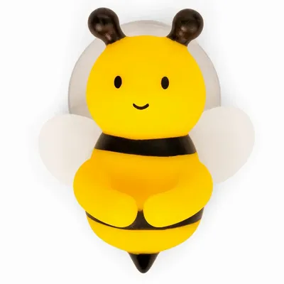 Bath accessories for children - Bumble Bee Toothbrush Holder - KIKKERLAND