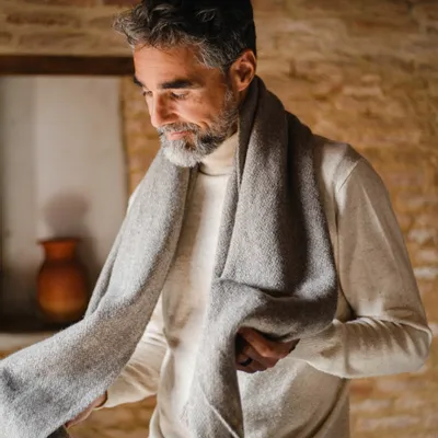 Scarves - LHASA VALLEY SCARF - HIMALAYAN HERMITAGE