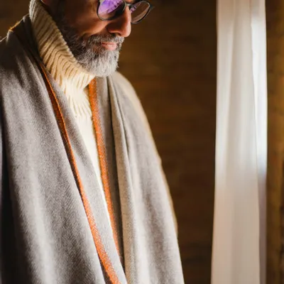 Scarves - QOMOLANGMA PEAK SCARF - HIMALAYAN HERMITAGE