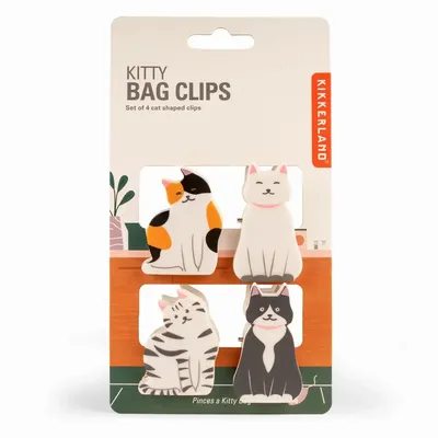 Kitchen utensils - Kitty Bag Clips - KIKKERLAND