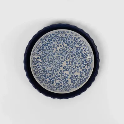 Assiettes au quotidien - Assiette Moyenne Artisanale Delphinium - RUMA HOME