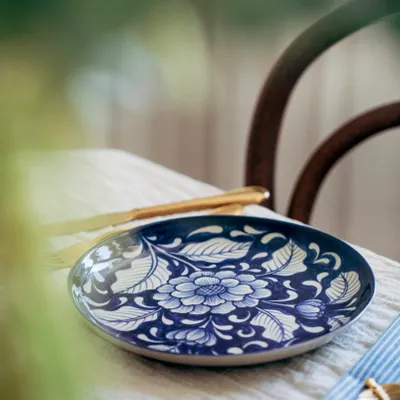 Assiettes de réception - Assiette Peinte à la Main Gardenia - RUMA HOME